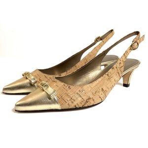 Vaneli Shoes - Vaneli Womens Slingback Heels Pointed Toe Vaneli Shoes - Vaneli Womens Slingback Heels Pointed Toe